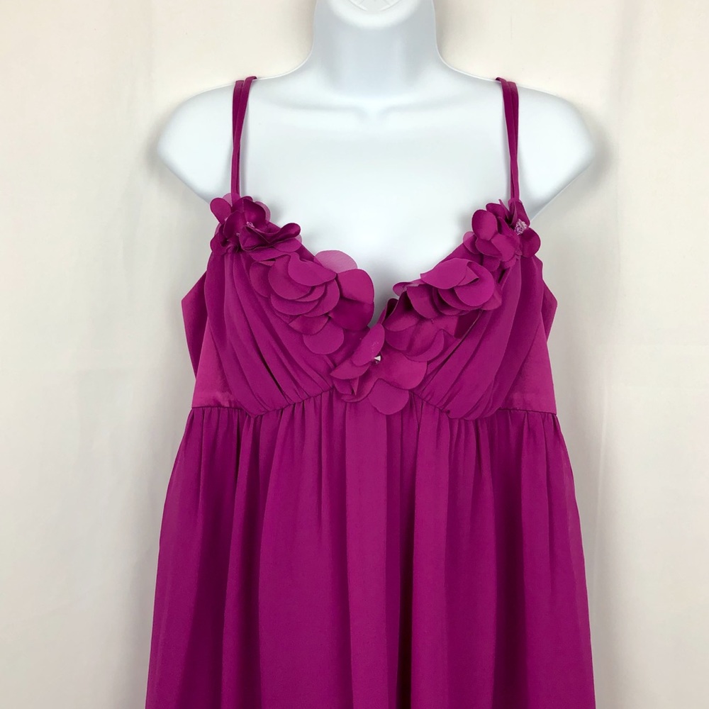 London Times Sheer overlay embellished dress 10 - Picture 4 of 7